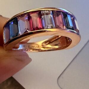 Effy 14K rose Gold and stone ring